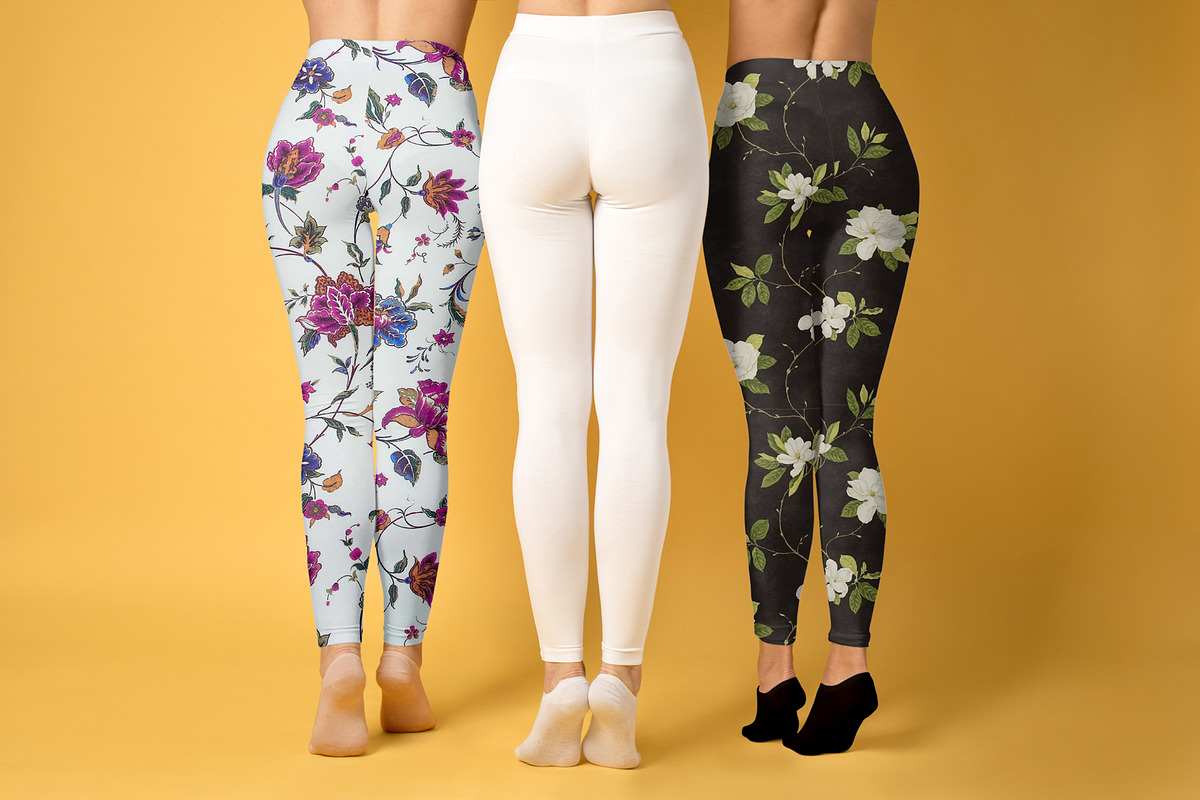 Three Girls Leggings Mock-Up Set, a Product Mockup by PSD Market (Photo 6 of 10)