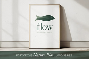 Flow Logo Template | Canva & AI, a Branding & Logo Template by Elibee