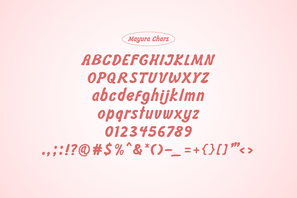 Mayura - Clean Cute Font, a Handwritten Font by Salamahtype (Photo 6 of 7)