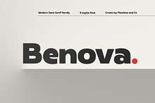 Benova - Family Sans Serif Font