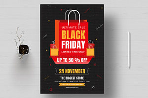 Black Friday Flyer Design, a Flyer Template by MightyDesign