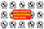 Royal Shield Logo Template Vector, an Illustration by Amazin_art (Thumbnail 1 of 16)