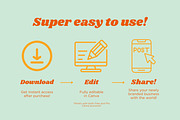 Bold & Bright Branding Starter Kit, a Branding & Logo Template by Hell Yeah Designs (Thumbnail 3 of 18)