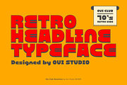Oui Club Seventies Retro Font, a Font by Oui Studio (Thumbnail 5 of 10)