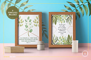 Encouraging Bible Verse Watercolor, an Object Graphic by Millusti (Thumbnail 8 of 10)