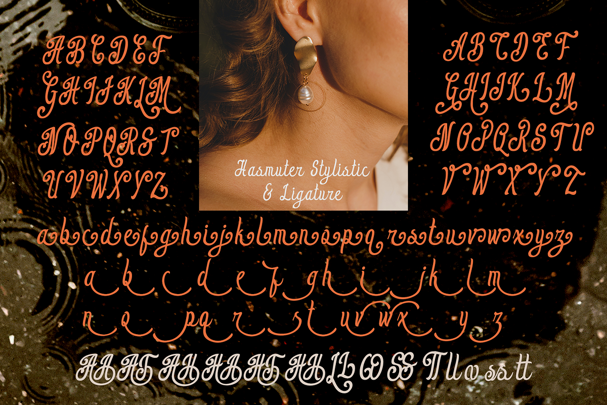 Hasmuter Retro Script, a Script Font by madeDeduk (Photo 8 of 8)