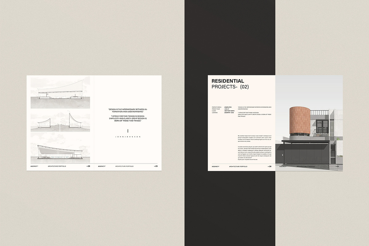 Architecture Portfolio Template, a Brochure Template by ArtisanaAura (Photo 12 of 21)