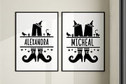 Witch Monogram Font, a Symbol Font by Nobu Collections (Thumbnail 2 of 7)