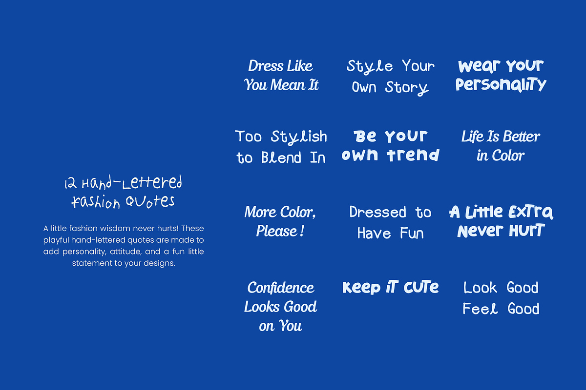 100+ Fashion Icons, Pattern, Poster, an Object Illustration by digitalsbydepi (Photo 11 of 17)
