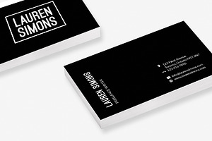 The Lauren Business Card Template