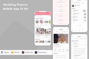 Wedding Planner Mobile App UI Kit