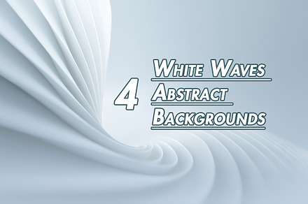 White Waves Abstract Backgrounds, an Abstract Photo by BazziBa♥