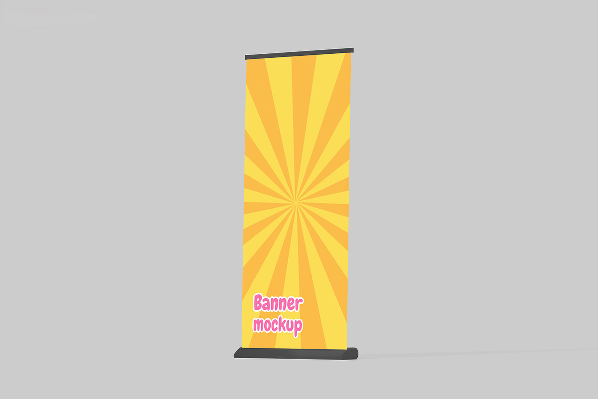 BANNER MOCKUP, an Advertising Mockup by safrizalstudio (Photo 2 of 4)