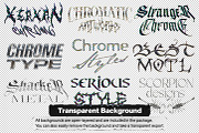 Chrome Text Styles Bundle - 50% OFF, a Layer Style Add-On by Hyperpix Productions (Thumbnail 45 of 47)