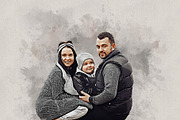 Costume Family Watercolor Art, an Action Add-On by MRI STUDIO (Thumbnail 20 of 27)