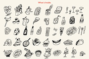 Doodles & Noodles: Ink Food Pack, a Food Illustration by Olly Kava (Thumbnail 3 of 11)