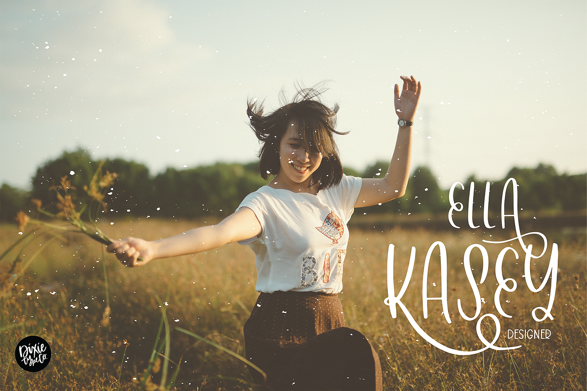 MINT SHAKE a Stylish Font preview 4