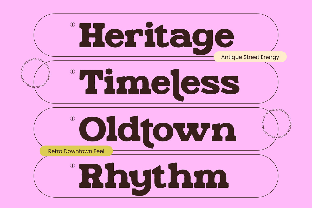 Ganttie Bold Display Serif, a Serif Font by AmorfaType (Photo 5 of 11)