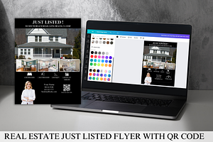 Real Estate Just Listed Flyer vol.8, a Flyer Template by GraphiqueGlow