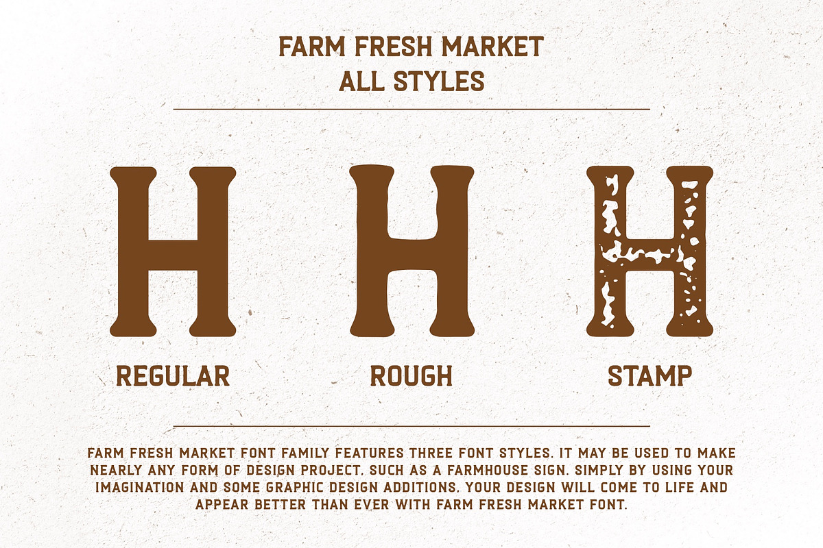Farm Fresh Market - Sans Serif Font, a Serif Font by ariodsgn (Photo 3 of 8)