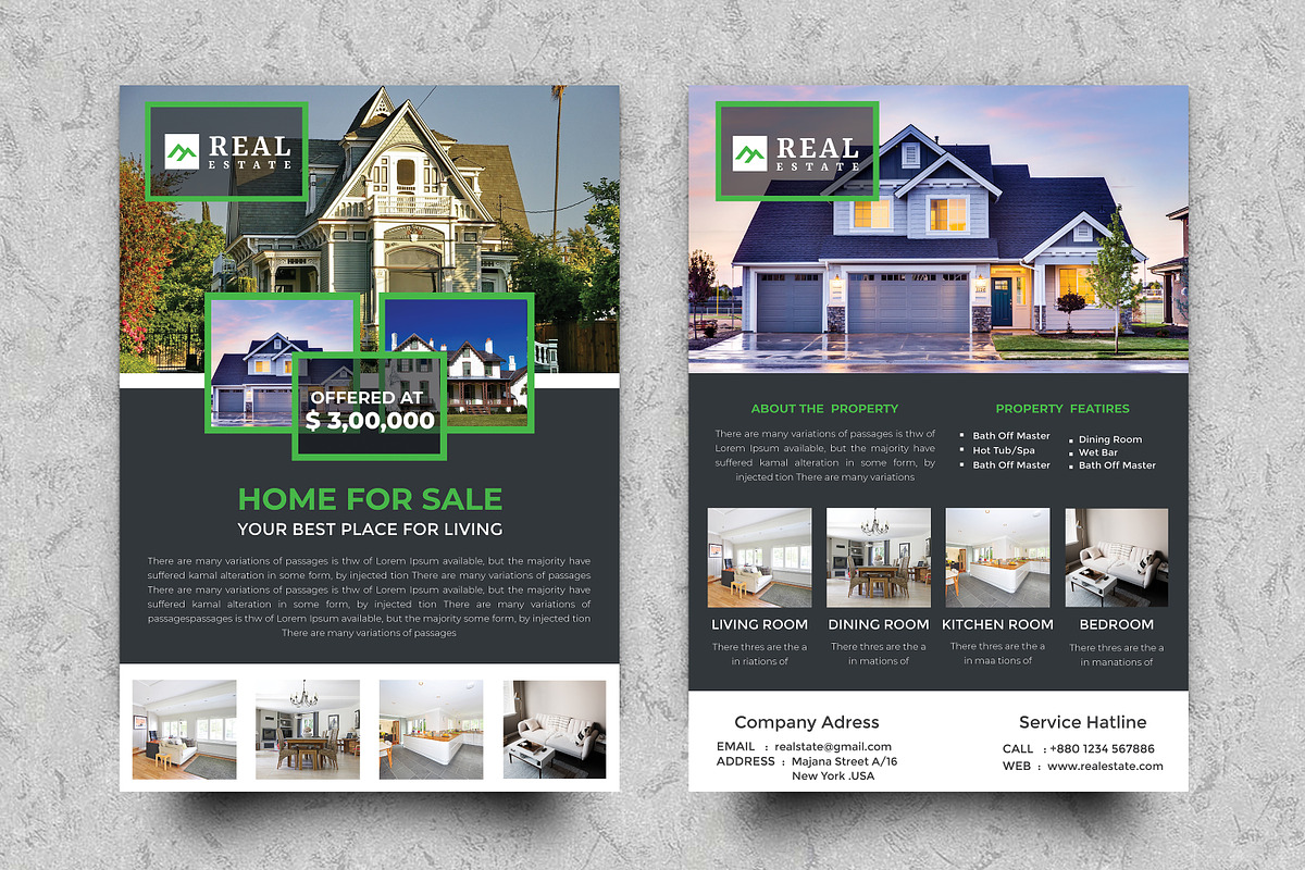 Real Estate Flyer, a Flyer Template by UI_Expert (Photo 3 of 4)