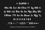 Pariah - Minimal Heavy Blackletter, a Blackletter Font by OPENCITYDESIGNCO (Thumbnail 3 of 5)