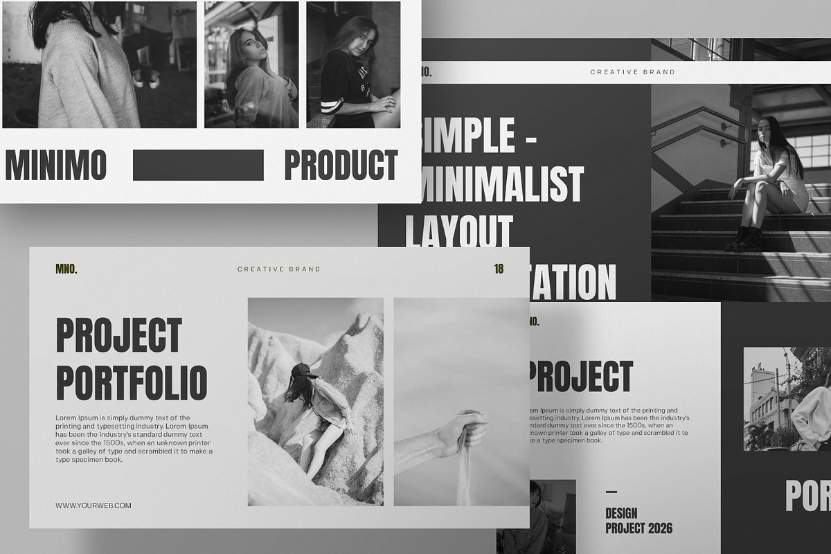Minimo Minimal Keynote Template, a Presentation Template by Portocraft (Photo 8 of 9)