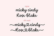I Heart You Font, a Handwritten Font by Design Station (Thumbnail 2 of 9)