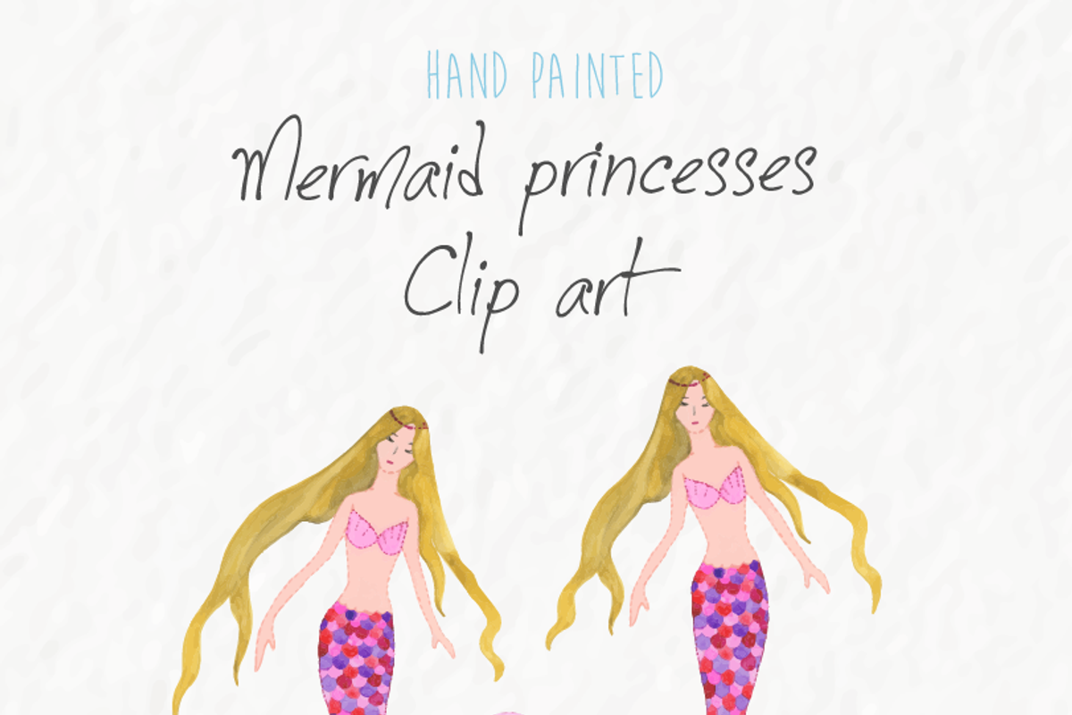 Mermaid princess and tropical fish, an Illustration by Eomoiart (Photo 2 of 3)