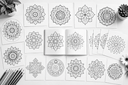Magic Mandala Coloring Book Pages, a Pattern Graphic by S Graphic Studio (Thumbnail 3 of 4)