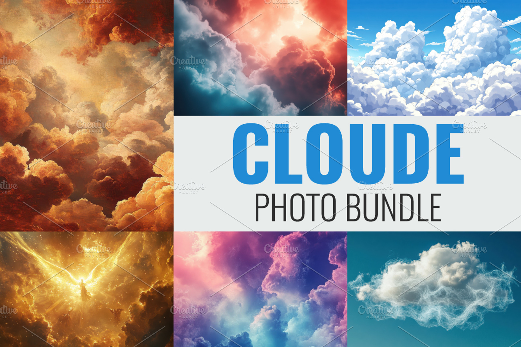 33 photographs of clouds, a Nature Photo by SouravDesign