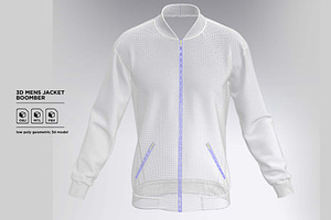 3D Mens Jacket Boomber Apparel