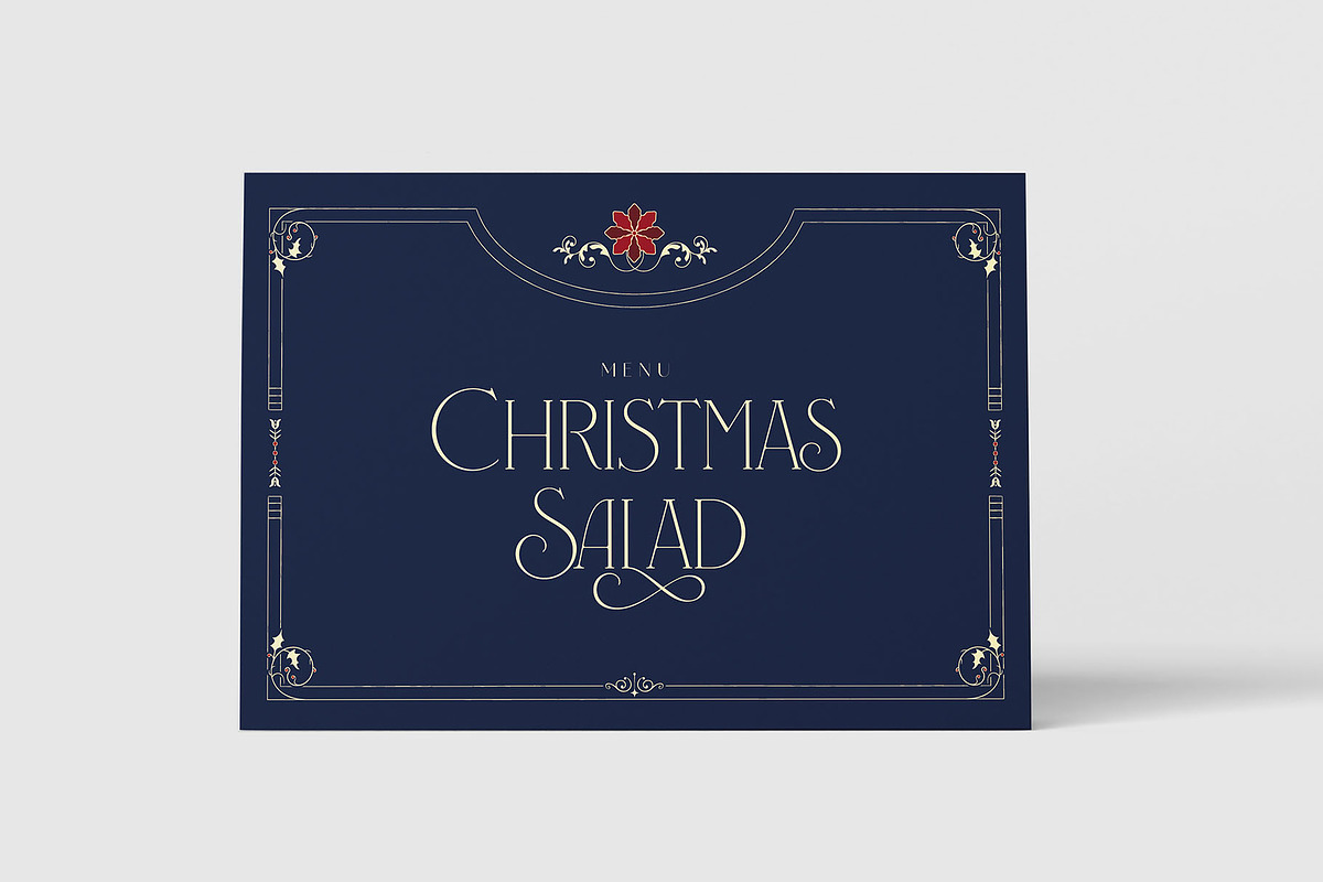 Christmas Table Tent Template, a Card Template by BrandPacks (Photo 2 of 5)