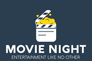 Movie Night Logo Template, a Branding & Logo Template by Zlaws (Thumbnail 3 of 3)
