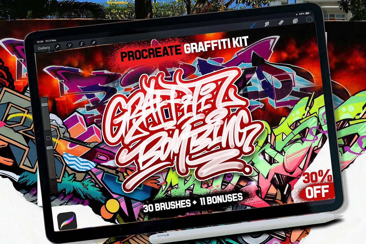 PROCREATE GRAFFITI BOMBING (SALE)