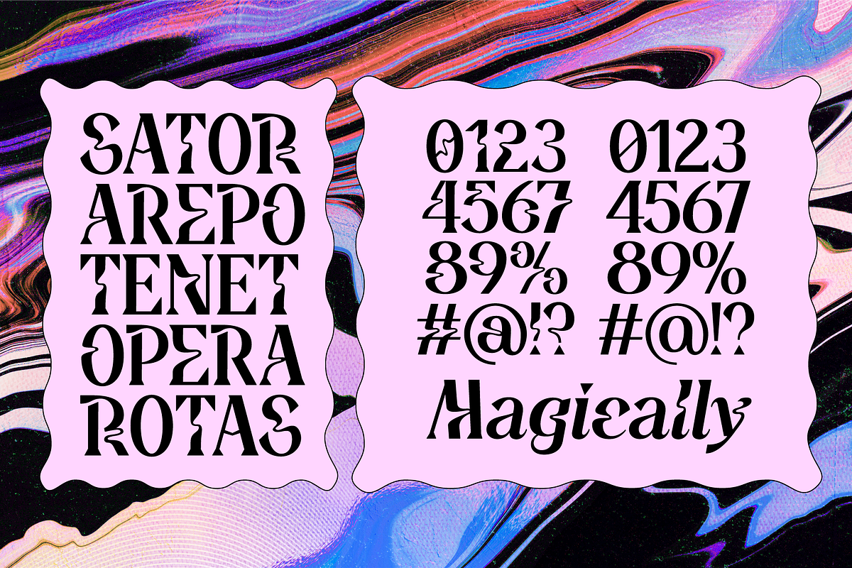 Deliria Liquid Serif, a Serif Font by Pedroglifos (Photo 4 of 10)