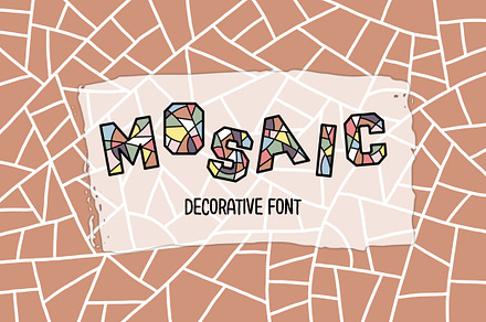 Mosaic OTF, a Symbol Font by DREAMs Soul G.