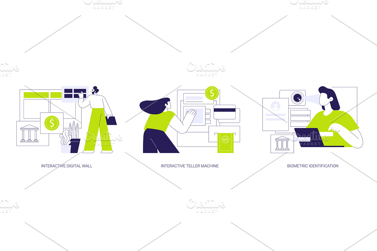 Smart banking isolated cartoon, a Finance Illustration by Visual Generation
