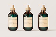 Amber – Glass Soap Bottle Mockup Set, a Packaging Mockup by Zumrod (Thumbnail 6 of 10)