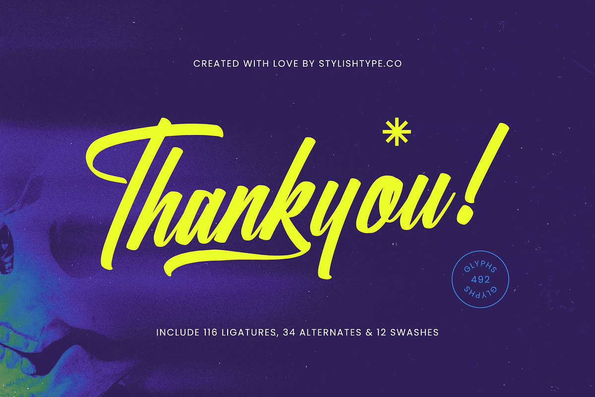 Bethalkin Rhoyality Bold Calligraphy, a Script Font by stylishtype.co (Photo 20 of 20)