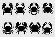 Crab Silhouette SVG, an Animal Illustration by newminddesign (Thumbnail 1 of 3)