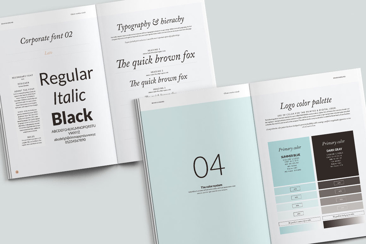 Brand Guidelines - 2 formats, a Brochure Template by Imagination Area (Photo 4 of 8)