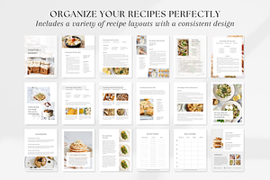 Cookbook Recipe Ebook Template