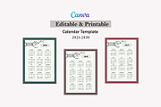 Calendar Template 2024-2030, a Stationery Template by Design Zone (Thumbnail 1 of 5)