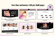 Wix Salon Website Template Theme, a Wix Template by Template Twist Shop (Thumbnail 6 of 10)