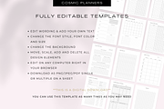 Productivity Planner Canva Templates, a Templates & Theme by Cosmic Design (Thumbnail 5 of 7)
