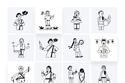 Animated Indian People Icons, a Duotone Icon by Prosymbols (Thumbnail 8 of 10)