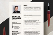 Accountant Resume Template, a Resume Template by ResumeInventor (Thumbnail 1 of 7)