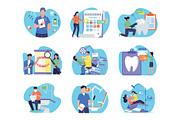 Dentist Vector Illustration Pack, an Illustration by Vector Portal (Thumbnail 2 of 5)