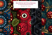 Dice Retro Art Style Patterns, a Pattern Graphic by karenfoleyphoto (Thumbnail 1 of 10)